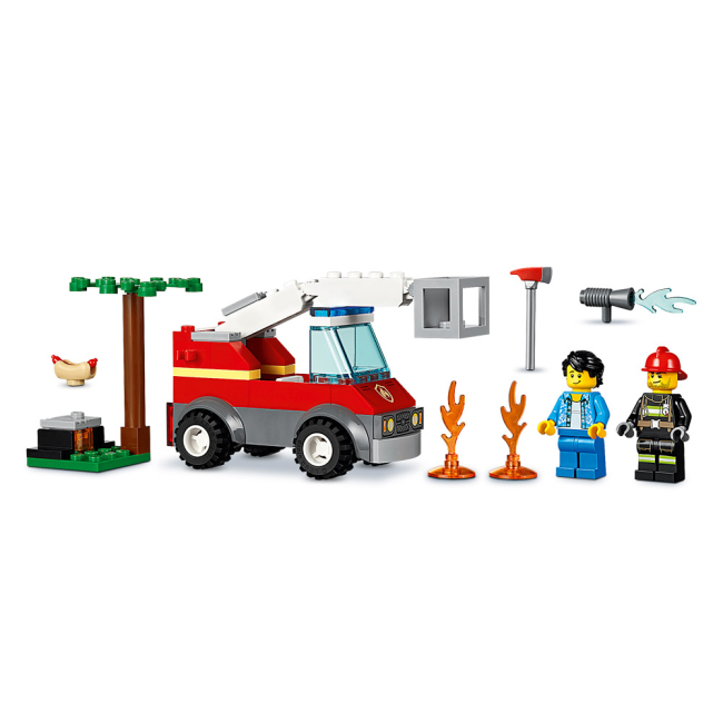 Конструкторы LEGO - Конструктор LEGO City Пожар на пикнике (60212)#4