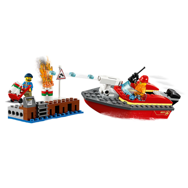 Конструкторы LEGO - Конструктор LEGO City Пожар на причале (60213)#3