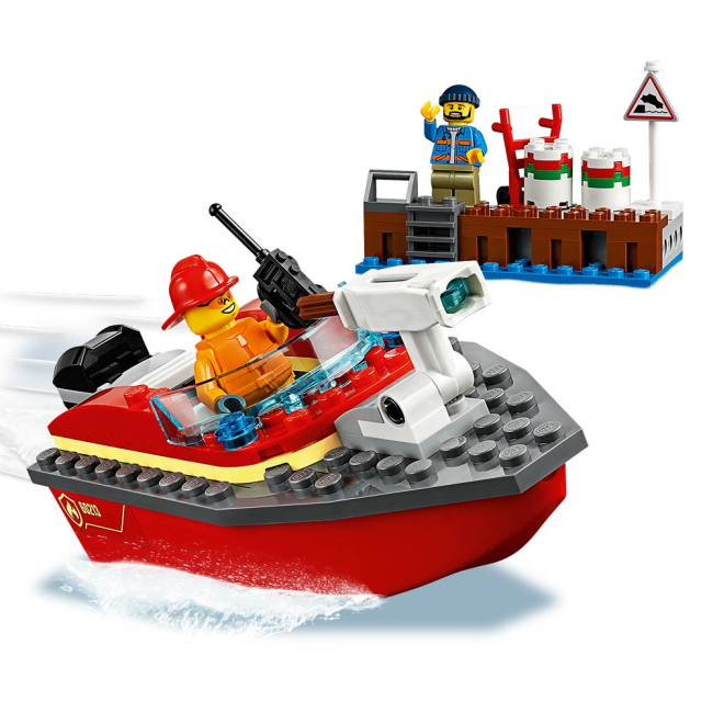 Конструкторы LEGO - Конструктор LEGO City Пожар на причале (60213)#4