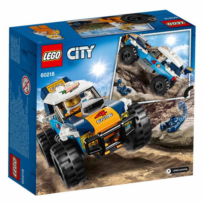 Конструктори LEGO - Конструктор LEGO City Гонщик у пустелі (60218)#3