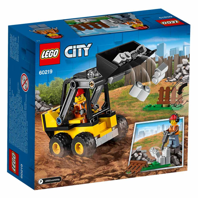 Конструкторы LEGO - Конструктор LEGO City Строительный погрузчик (60219)#3