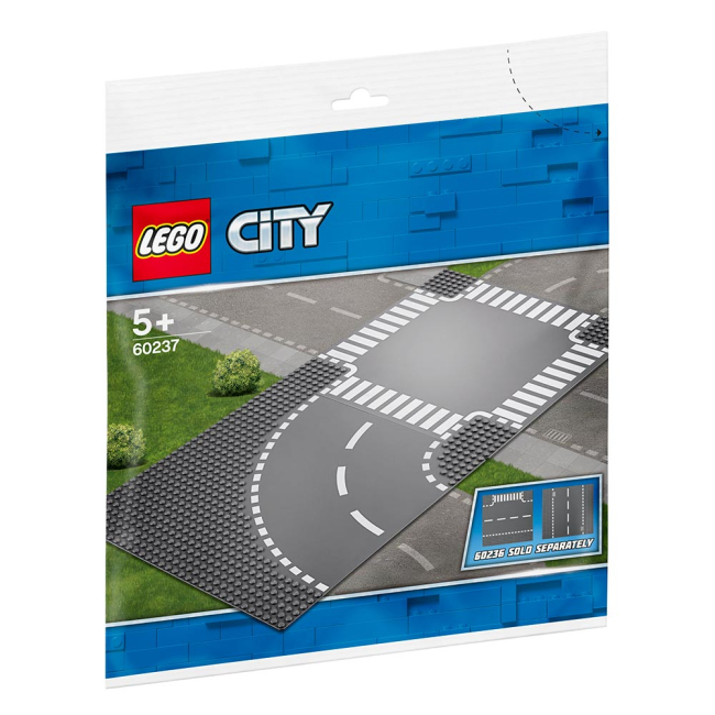 Конструкторы LEGO - Конструктор LEGO City Поворот и перекресток (60237)#2