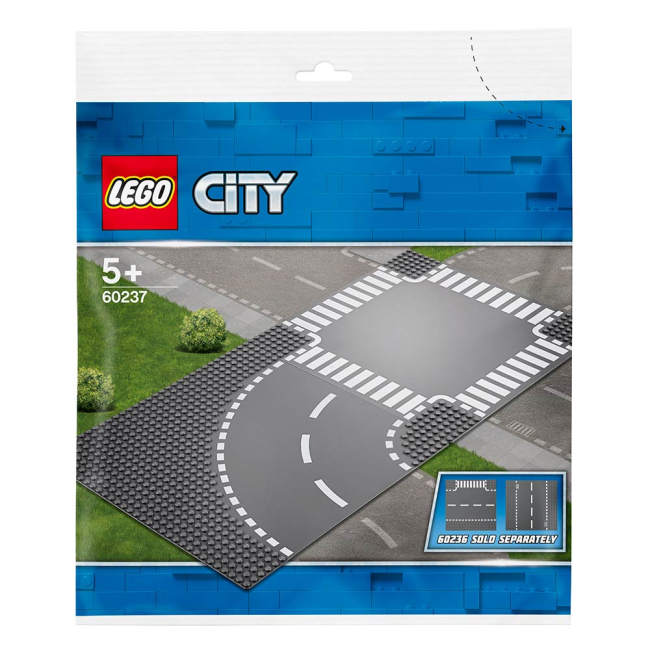 Конструкторы LEGO - Конструктор LEGO City Поворот и перекресток (60237)#3