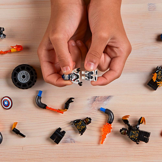 Конструкторы LEGO - Конструктор LEGO Marvel Super heroes Атака аутрайдеров (76123)#5