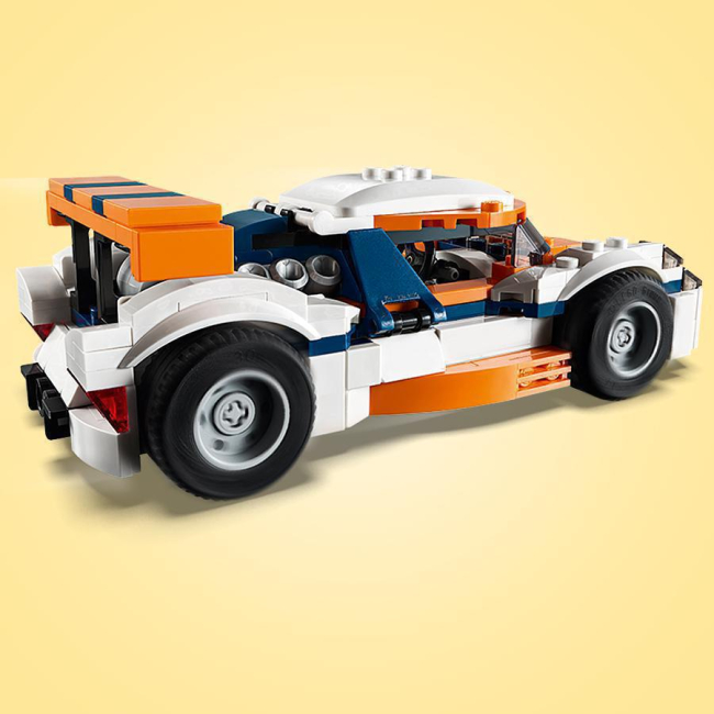 Конструкторы LEGO - Конструктор LEGO Creator Оранжевый гоночный автомобиль (31089)#3