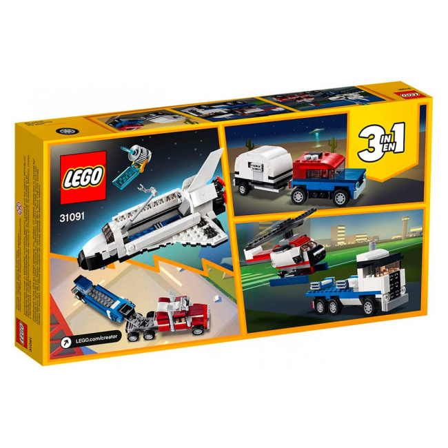 Конструктори LEGO - Конструктор LEGO Creator Тягач із шатлом (31091)#5