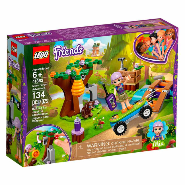 Конструкторы LEGO - Конструктор LEGO Friends Приключения Мии в лесу (41363)#4