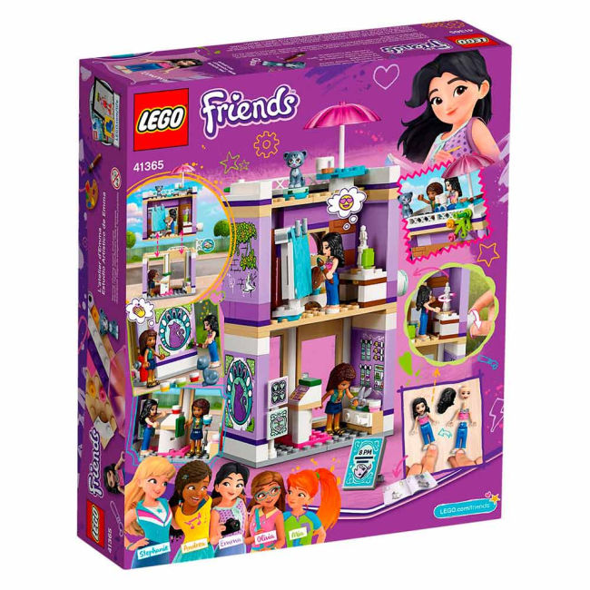 Конструкторы LEGO - Конструктор LEGO Friends Художественная студия Эммы (41365)#5