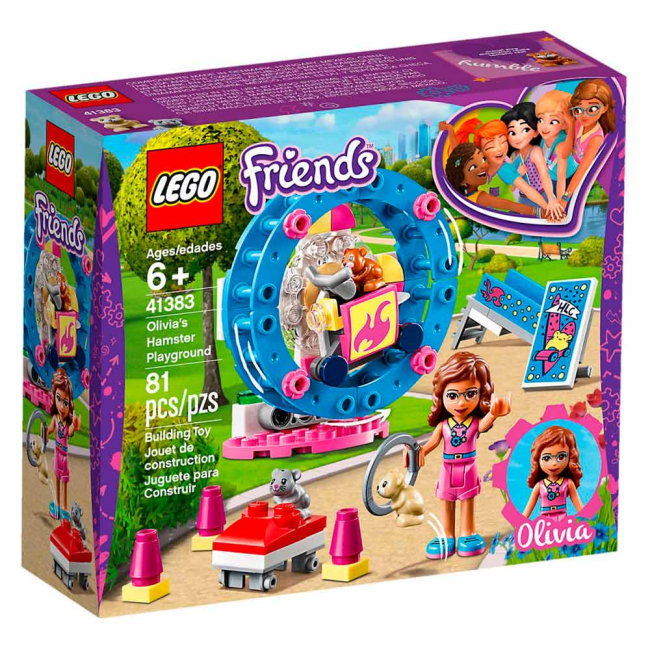 Конструкторы LEGO - Конструктор LEGO Friends Игровая площадка для хомячка Оливии (41383)#4