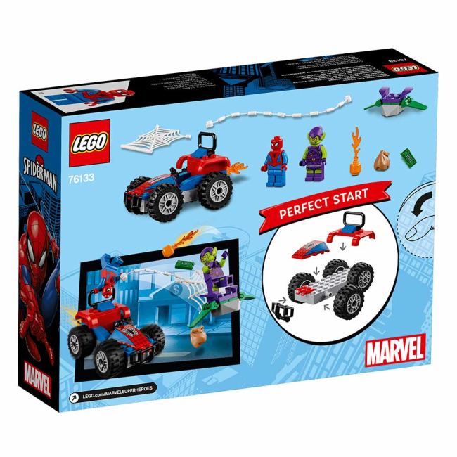 Конструктори LEGO - Конструктор LEGO Marvel Super Heroes Автомобільна гонитва Людини-павука (76133)#3