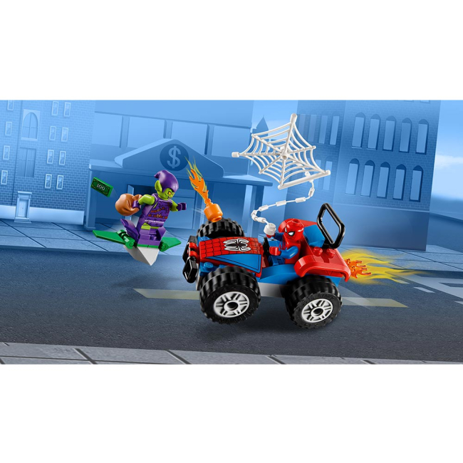 Конструктори LEGO - Конструктор LEGO Marvel Super Heroes Автомобільна гонитва Людини-павука (76133)#6
