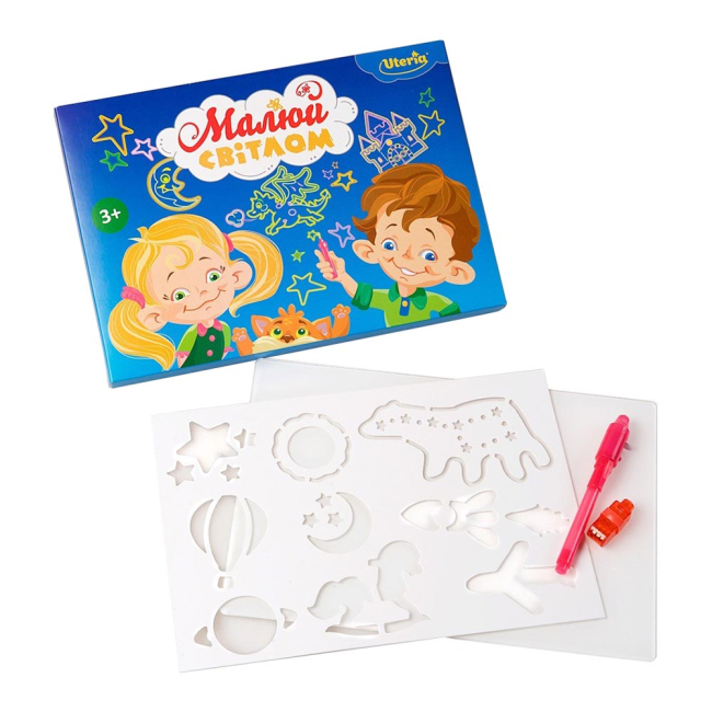 Товары для рисования - Световой планшет Uteria Рисуй светом (60019) (6333654)#2