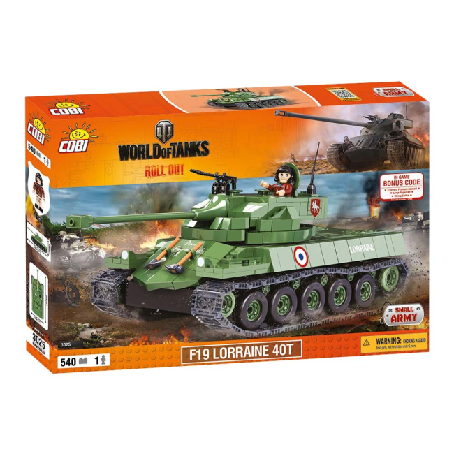 Конструктори з унікальними деталями - Конструктор COBI World of tanks F19 Лорейн 40T (COBI-3025)#5