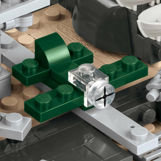 Конструкторы с уникальными деталями - Конструктор COBI World war 2 Линкор Тирпиц (COBI-4809)#4