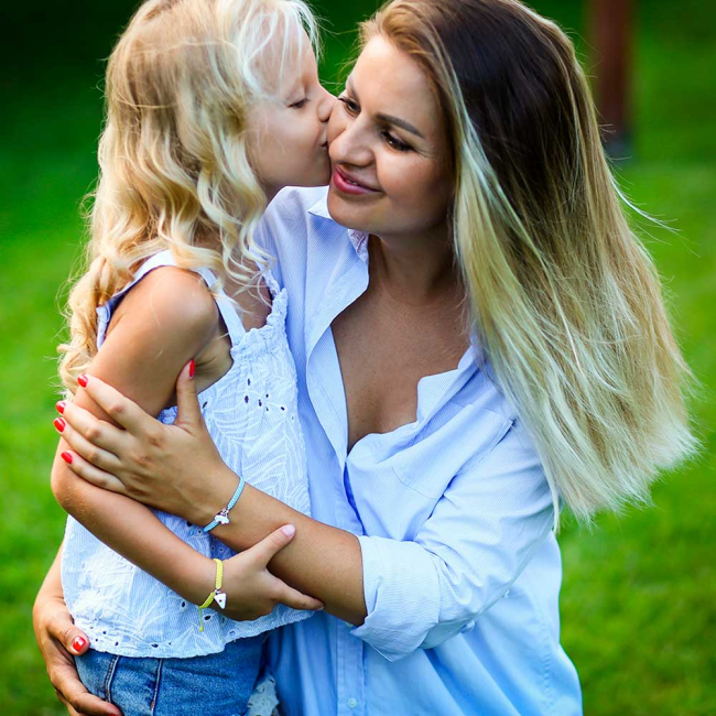 Ювелірні прикраси - Браслет UmaUmi Машинка срібло блакитний (410543400604)#4