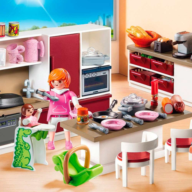 Конструктори з унікальними деталями - Конструктор Playmobil City Life Кухня (9269) (6987778)#2