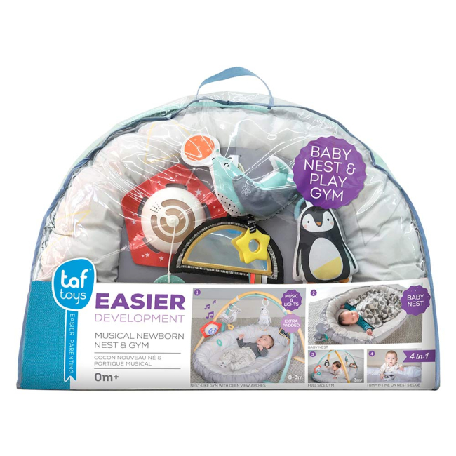 Развивающие коврики - Развивающий коврик Taf Toys Полярное сияние 4-в-1 Уютное гнездышко (12235)#4