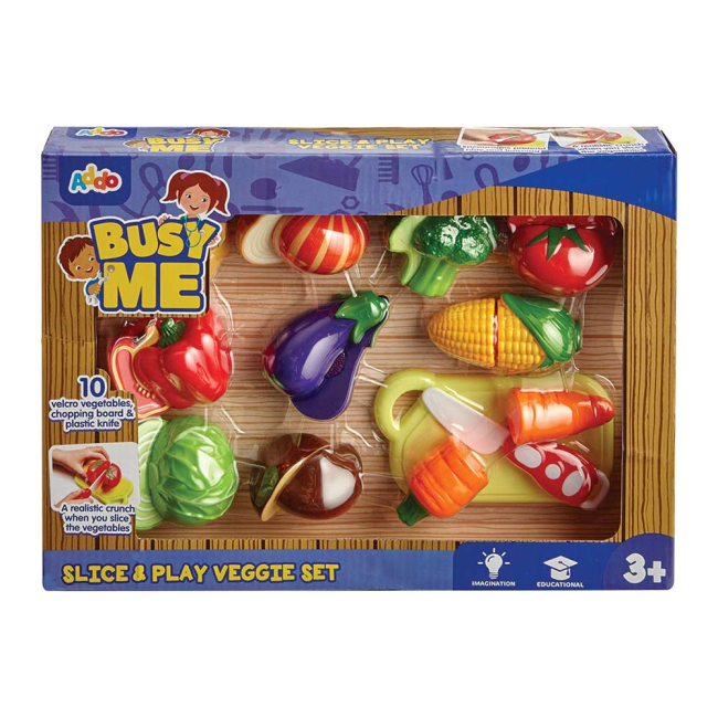 Детские кухни и бытовая техника - Набор Addo Busy me Играй-нарезай овощи (315-13114/315-13114-2)#2
