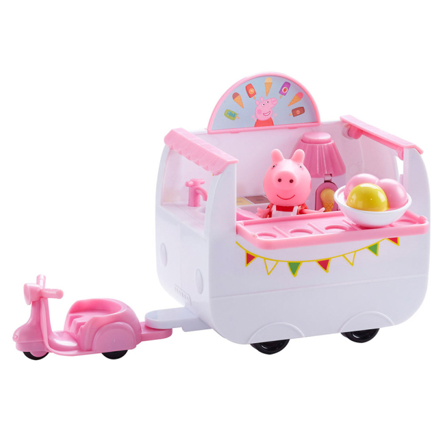 Фігурки персонажів - Ігровий набір Peppa Pig Фургончик з морозивом (06297)#2