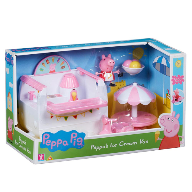 Фігурки персонажів - Ігровий набір Peppa Pig Фургончик з морозивом (06297)#3