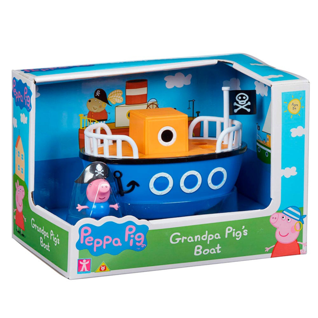 Фигурки персонажей - Игровой набор Peppa Pig Кораблик дедушки Пеппы (06928)#2
