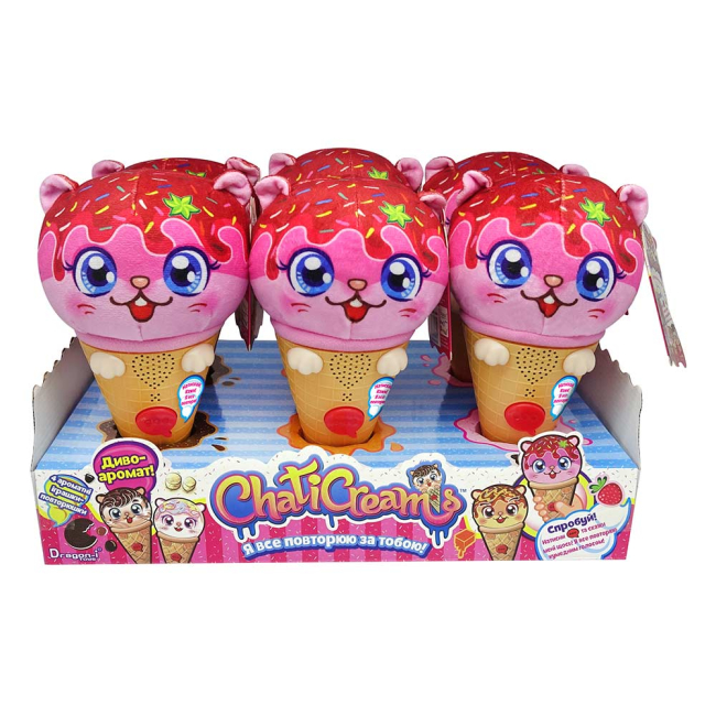 Фігурки тварин - Інтерактивна іграшка Chaticreams Морозиво Беккі Беррі ароматна (80685A)#3