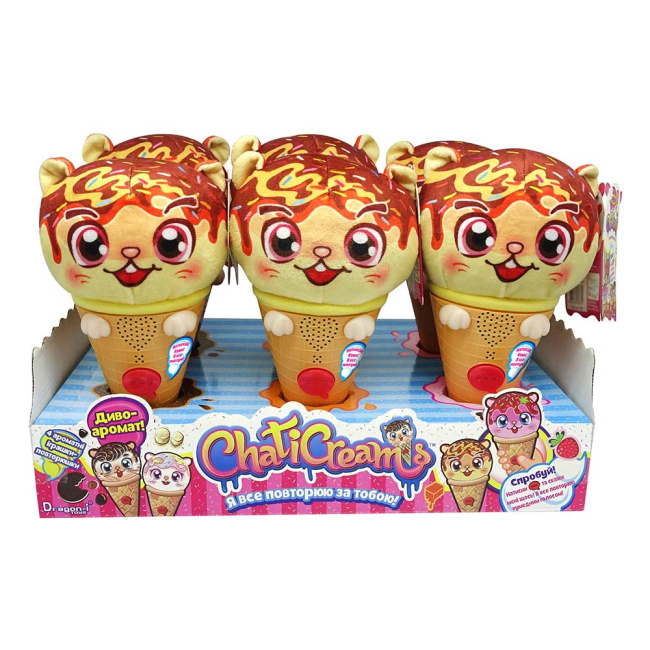 Фігурки тварин - Інтерактивна іграшка Chaticreams Морозиво Бен Карамель ароматна (80685B)#3