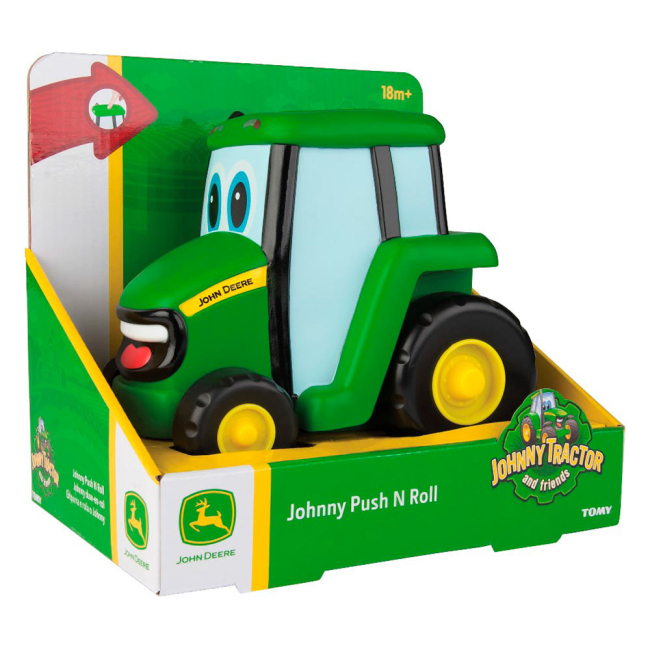 Машинки для малышей - Инерционная машинка Tomy John Deere Трактор Джонни (42925V)#2