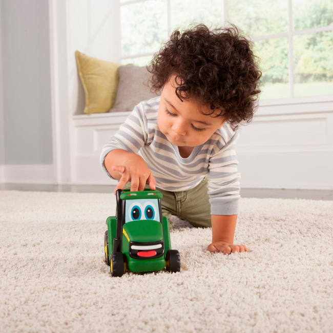 Машинки для малышей - Инерционная машинка Tomy John Deere Трактор Джонни (42925V)#3