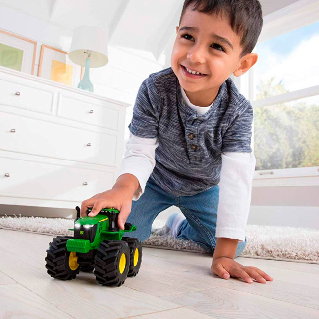Транспорт и спецтехника - Машинка Tomy John Deere Monster treads Трактор со звуковыми и световыми эффектами (46656)#5