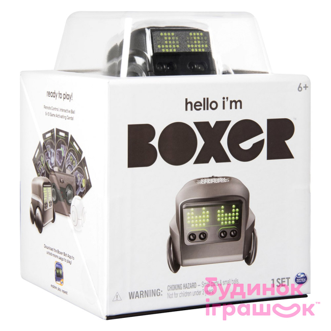 Роботы - Интерактивный робот Spin Master Boxer чёрный (SM75100/6529)#2