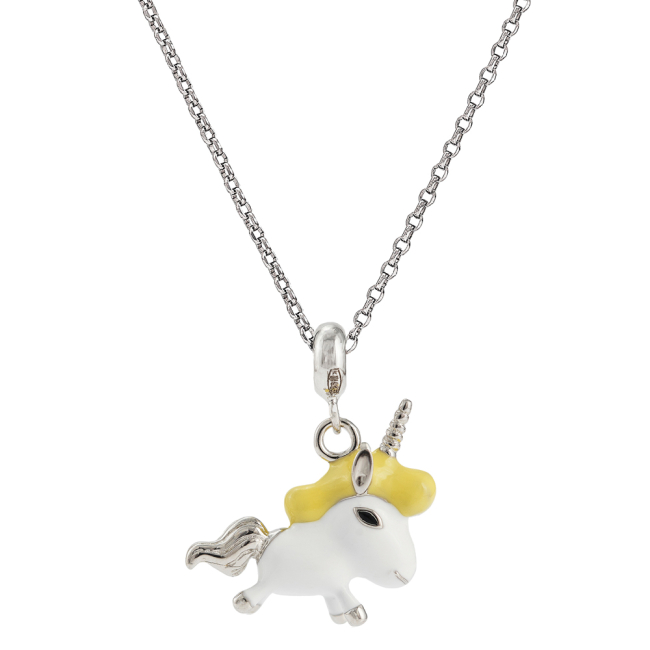 Ювелірні прикраси - Кулон UmaUmi Єдиноріг срібло жовтий (5318245118462)#3