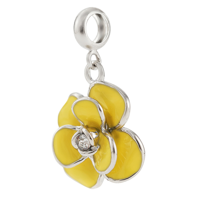 Ювелірні прикраси - Кулон UmaUmi Піон срібло жовтий (9700382907812)#2