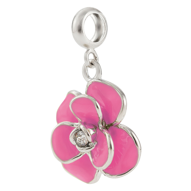 Ювелирные украшения - Кулон UmaUmi Пион серебро розовый (3149198111598)#2