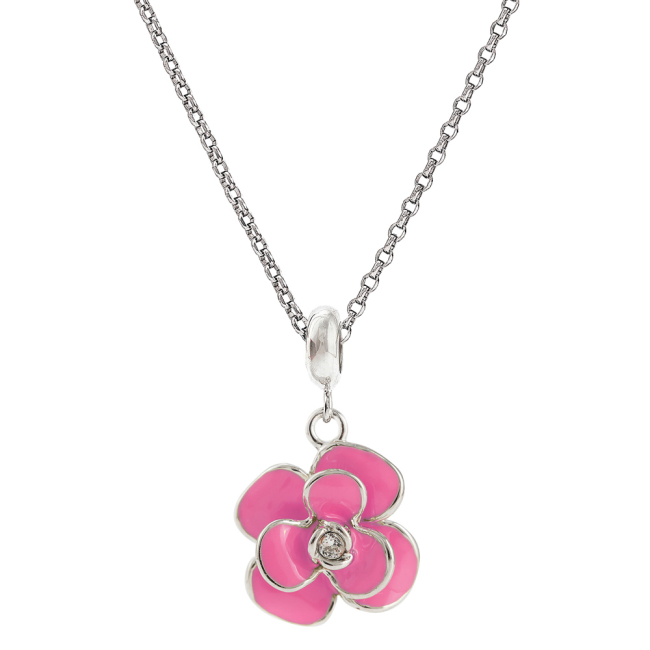 Ювелирные украшения - Кулон UmaUmi Пион серебро розовый (3149198111598)#3