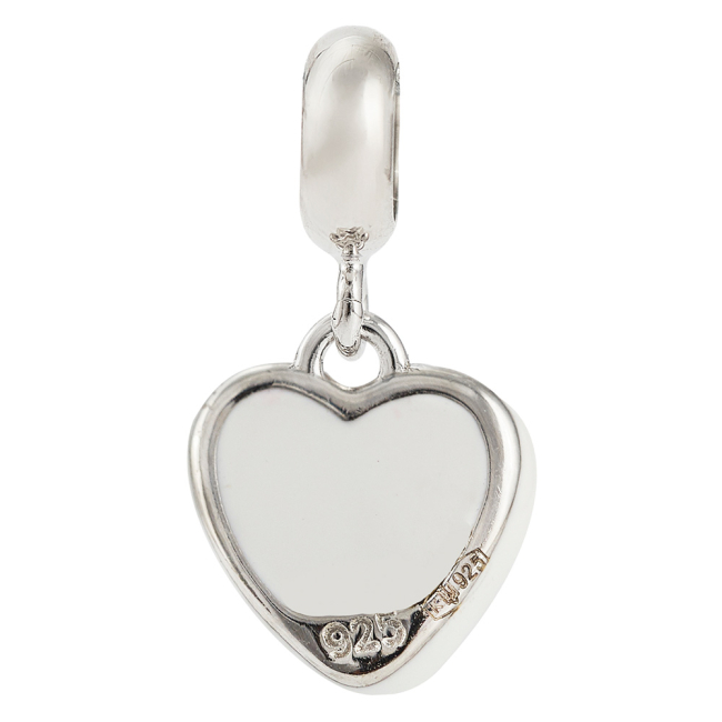 Ювелірні прикраси - Кулон UmaUmi Серце у серці срібло (2784904753818)#3