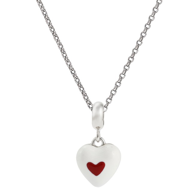 Ювелірні прикраси - Кулон UmaUmi Серце у серці срібло (2784904753818)#4