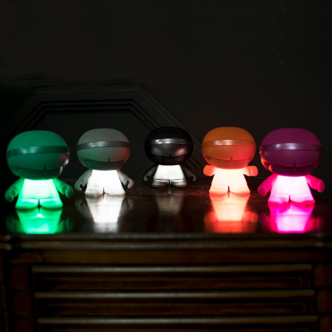 Колонки - Портативна колонка Xoopar Xboy glow LED чорна 12 см (XBOY31007.21G)#5