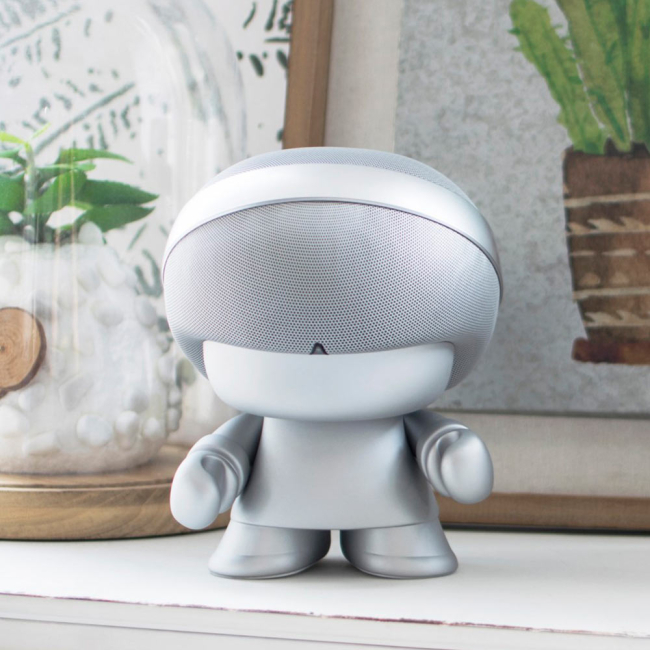 Колонки - Портативна колонка Xoopar Grand Xboy LED срібляста 20 см (XBOY31009.12R)#2