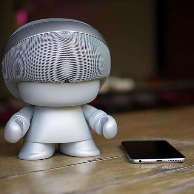 Колонки - Портативна колонка Xoopar Grand Xboy LED срібляста 20 см (XBOY31009.12R)#3