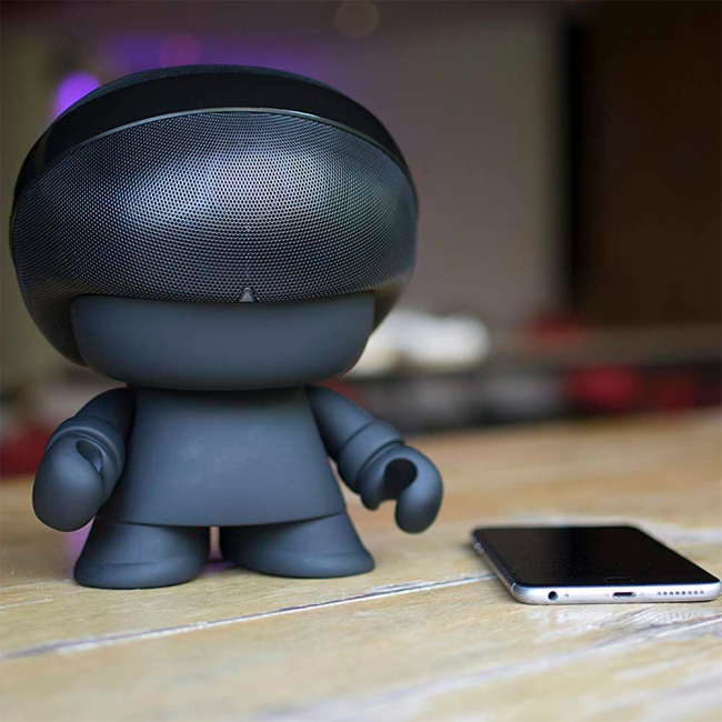 Колонки - Портативная колонка Xoopar Grand Xboy LED черная 20 см (XBOY31009.21R)#2