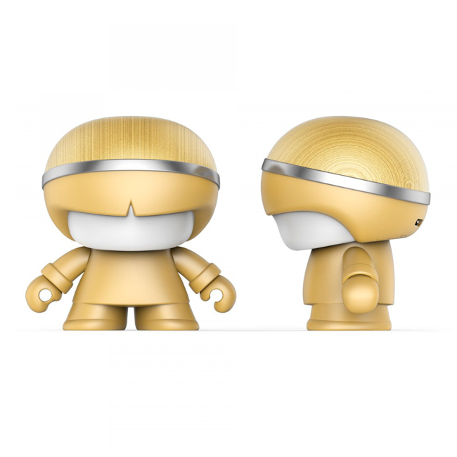 Колонки - Портативна колонка Xoopar Mini Xboy LED з ремінцем золотиста 7 см (XBOY81001.13A)#2