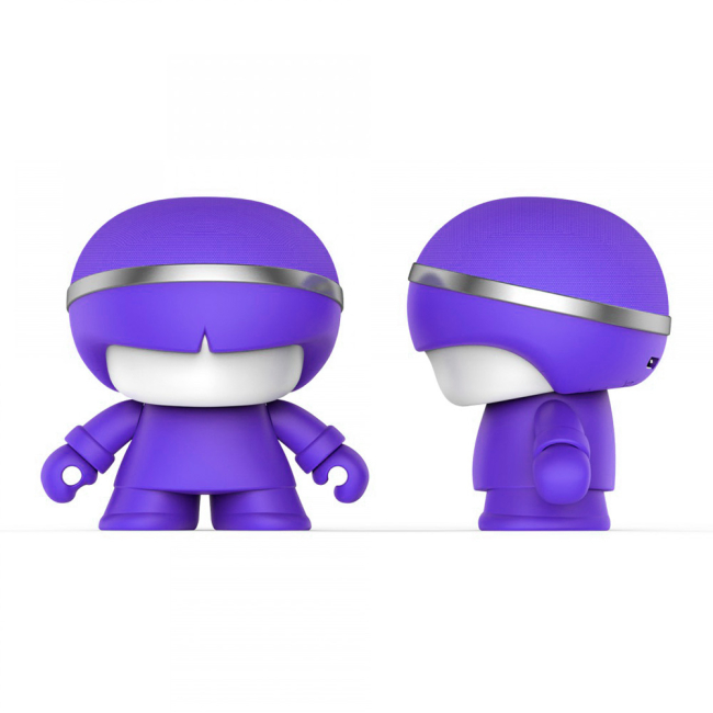 Колонки - Портативна колонка Xoopar Mini Xboy LED з ремінцем фіолетова 7 см (XBOY81001.18V)#2