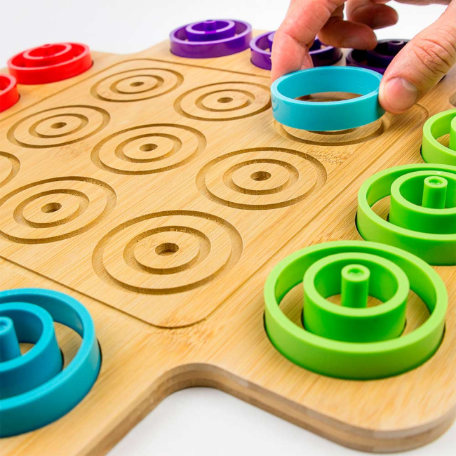 Головоломки - Настільна гра-головоломка Marbles Otrio делюкс (SM47308/6045064)#4