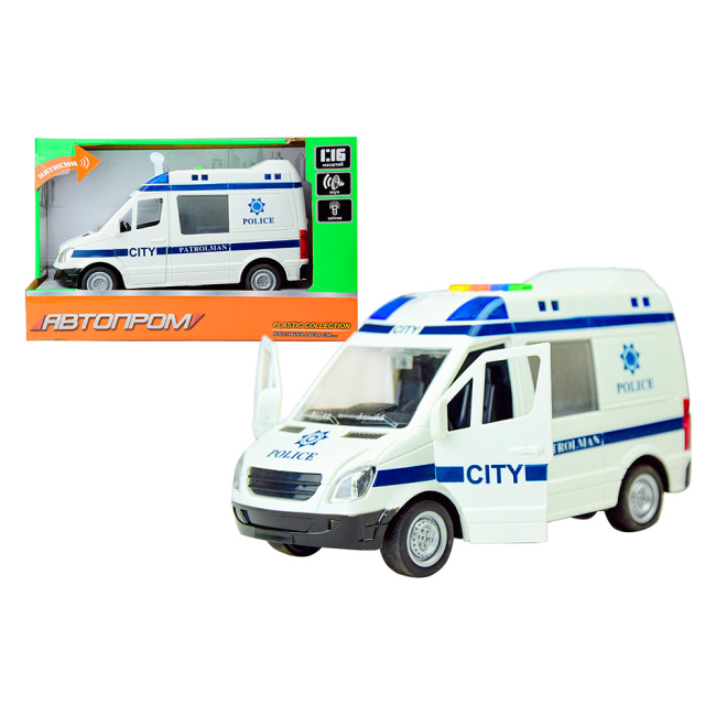 Транспорт и спецтехника - Автомодель Автопром Полиция (7669B)#3