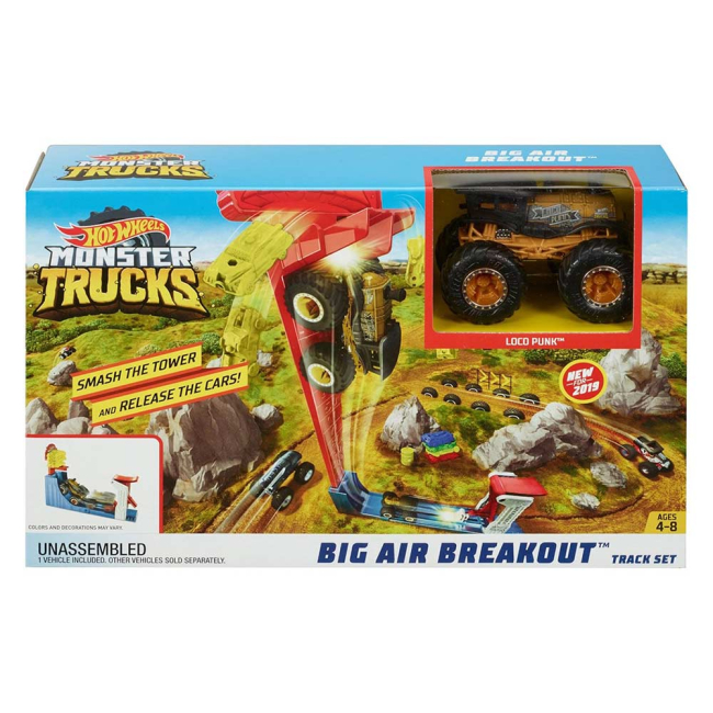 Автотреки - Трек Hot Wheels Monster trucks Соревнования по прыжкам в высоту (GCG00)#4