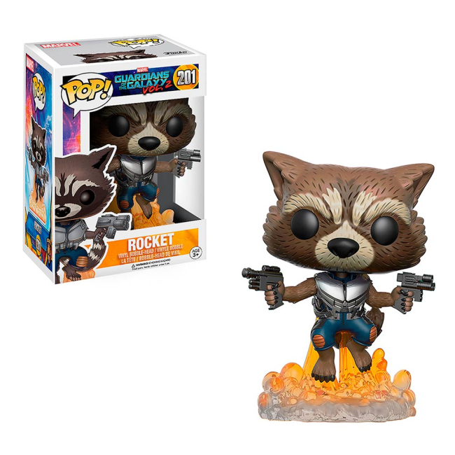 Фігурки персонажів - Фігурка Funko Pop Guardians of The Galaxy Єнот Ракета (13270-PX-1RY)#2
