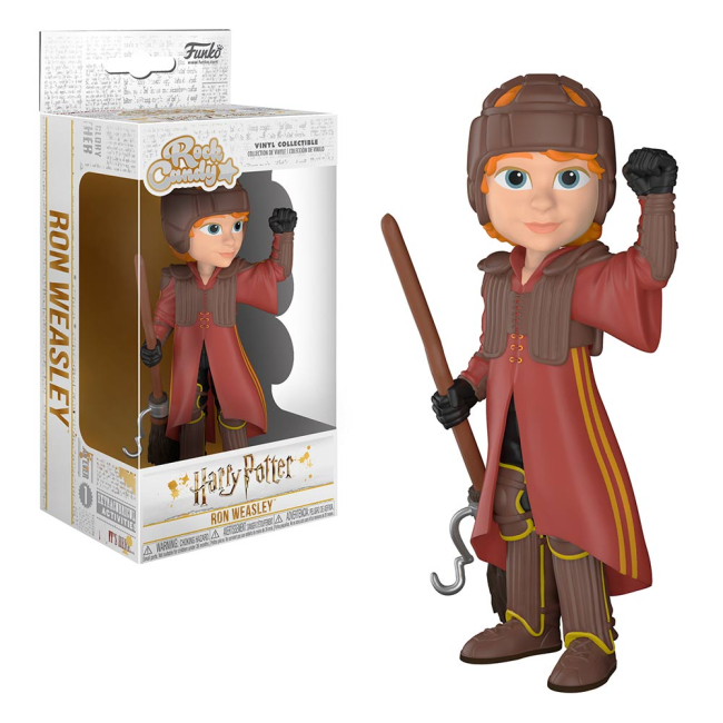 Фігурки персонажів - Фігурка Funko Pop Rock Candy Harry Potter Рон у формі для квідичу (30286)#2