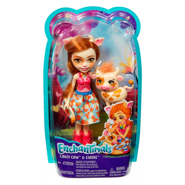 Ляльки - Лялька Enchantimals Корівка Кайла (FXM77)#4