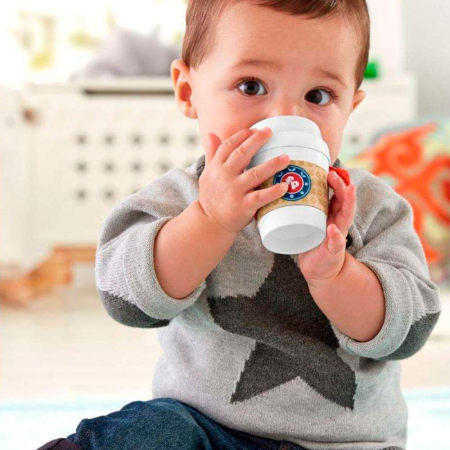 Брязкальця, прорізувачі - Прорізувач Fisher-Price Горнятко кави (DYW60)#4
